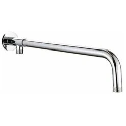 Stainless Steel Shower Head Arm With Silver Copper And Polished Chrome Bracket For Rain Shower Head Comes LO-Ron