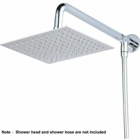Stainless Steel Shower Head Arm With Silver Copper And Polished Chrome Bracket For Rain Shower Head Comes LO-Ron - Image 5