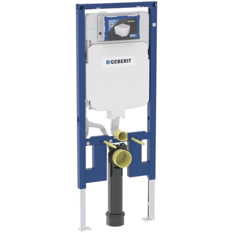 Geberit Duofix UP720 WC 1140mm Toilet Frame With 80mm Sigma Cistern - Blue