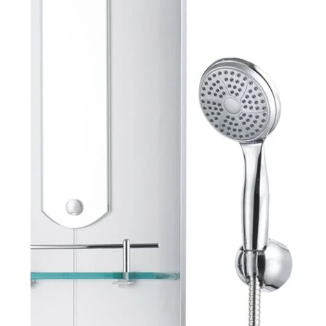 Shower Panel Unit 25x43x120 Cm Silver VidaXL - Image 5