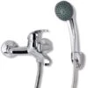 Bath Shower Mixer Tap Kit Chrome VidaXL