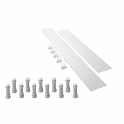 Mira Flight Low 'Easy Plumb' Shower Tray Riser Kit 1200mm White 1.1697.033.WH