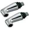 2x Bathroom Deck Mount For Bath Tap Pillar Union Chrome Plated Brass