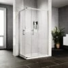 ELEGANT Shower Enclosure Corner Entry 900 X 700 Mm Square Sliding Shower Enclosure