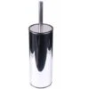 Nexus Freestanding Toilet Brush Holder With Curved Brush, Mirror Finish