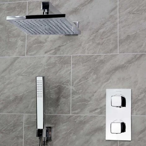 Bristan Cobalt Concealed Mixer Shower With Shower Kit And Fixed Head