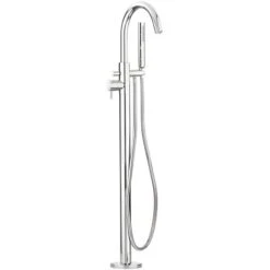 Hudson Reed Tec Single Lever Elite Mono Bath Shower Mixer Tap Freestanding - Chrome