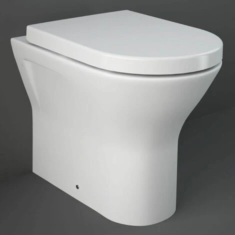 RAK Resort Rimless Back To Wall Toilet - Soft Close Seat