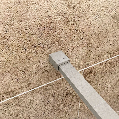 ELEGANT 800mm Walk In Shower Enclosure 8mm Easy Clean Glass Wet Room Shower Screen Panel With 1200x900mm Shower Tray + Waste - Image 5