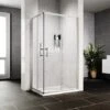 ELEGANT 1000 X 700 Mm Sliding Corner Entry Shower Enclosure Door Cubicle