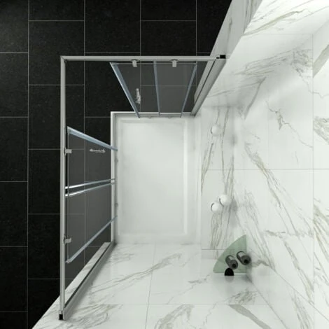ELEGANT Sliding Corner Entry 1200 X 700 Mm Shower Enclosure 6mm Extra Toughened Safety Glass Sliding Cubicle Door - Image 5
