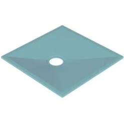 AKW Tuff Form Square Wet Room Former With GW50 Waste And Vinyl Adaptor 900mm X 900mm