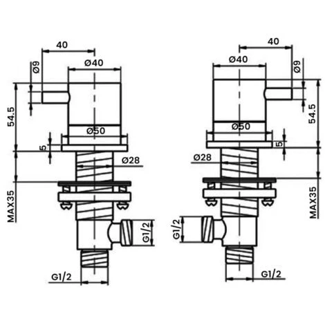 JTP Florence Panel Valve 55mm Wide - Chrome - Image 2