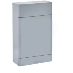 Orbit Eve Back To Wall WC Toilet Unit 500mm Wide - Pebble Grey