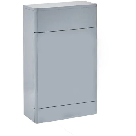Orbit Eve Back To Wall WC Toilet Unit 500mm Wide - Pebble Grey