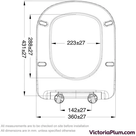 The Bath Co. Beaumont Back To Wall Toilet With Soft Close Seat - Image 3