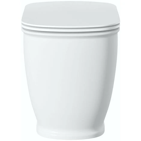 The Bath Co. Beaumont Back To Wall Toilet With Soft Close Seat - Image 5