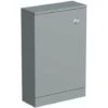 Clarity Satin Grey Back To Wall Toilet Unit 500mm