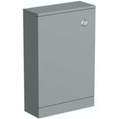 Clarity Satin Grey Back To Wall Toilet Unit 500mm