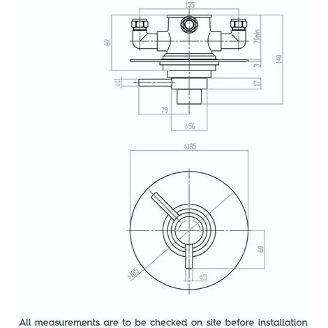 Mode Harrison Concealed Thermostatic Shower Valve - Image 3