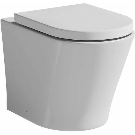 Mode Tate Rimless Back To Wall Toilet With Soft Close Seat