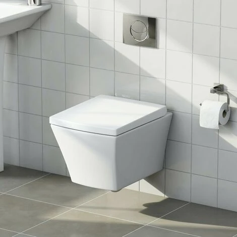 Mode Austin Wall Hung Toilet With Soft Close Seat - Image 2