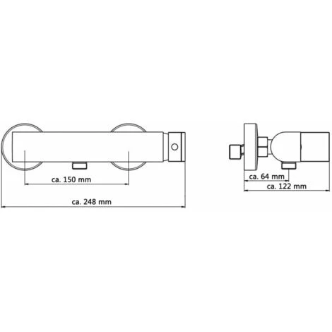 Shower Mixer IDROVIA Chrome SCHÜTTE - Image 3