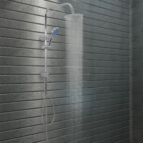 Hommoo Dual Head Shower Set With Hand Shower Stainless Steel VD06405