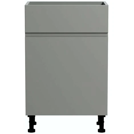 Reeves Wharfe Slate Matt Grey Back To Wall Unit 500mm - Image 2