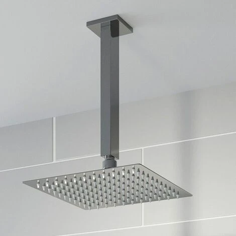 Thermostatic Concealed Square Shower Ceiling Mounted And Handset Shower Heads - Image 2