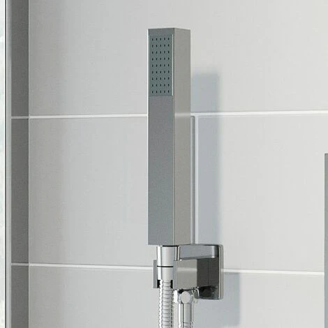 Thermostatic Concealed Square Shower Ceiling Mounted And Handset Shower Heads - Image 3