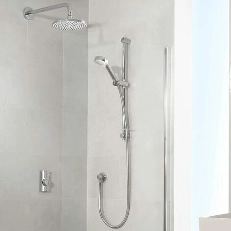 Aqualisa Visage Q Thermostatic Smart Shower Concealed Adjustable Fixed Heads