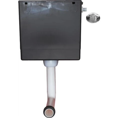 Back To Wall BTW Toilet WC Pan Square Soft Close Seat Cistern Dual Flush Button - Image 4