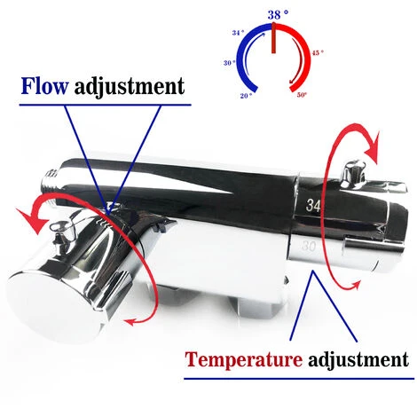 AICA Thermostatic Mixer Shower Bidets Toilet Valve Hand Held Douche Kit Muslim Spray - Image 3