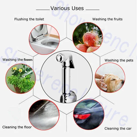 AICA Thermostatic Mixer Shower Bidets Toilet Valve Hand Held Douche Kit Muslim Spray - Image 4