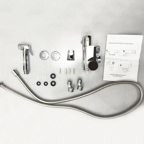 AICA Thermostatic Mixer Shower Bidets Toilet Valve Hand Held Douche Kit Muslim Spray - Image 5