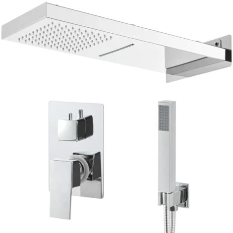 Shower System Stainless Steel 201 Silver VidaXL - Image 2