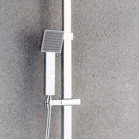 Chrome Wall Shower Column With Spout - Deneb - Image 2