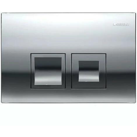 Geberit DELTA35 Gloss Chrome Dual Flush Plate DELTA 50 UP100 Concealed Cisterns