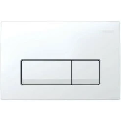 Geberit DELTA51 Alpine White Dual Flush Plate DELTA 51 UP100 Concealed Cisterns