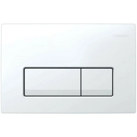 Geberit DELTA51 Alpine White Dual Flush Plate DELTA 51 UP100 Concealed Cisterns