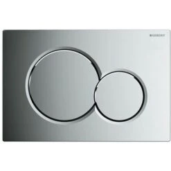 Geberit SIGMA01 Dual Flush Plate Gloss Chrome Sigma 01 - For UP320 Cisterns