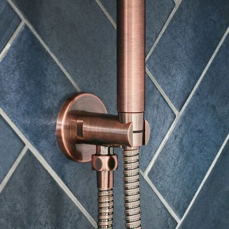 Milano Amara - 1.75m Shower Hose - Brushed Copper - Image 2