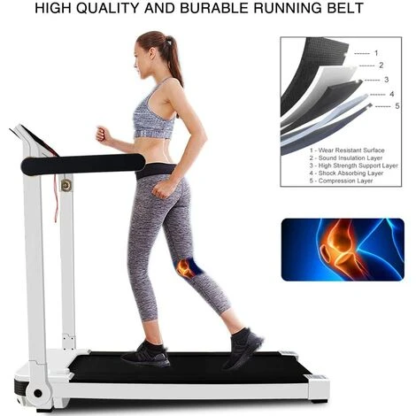 Electric Folding Treadmill With LED Touch Display - Image 2