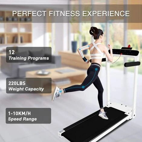 Electric Folding Treadmill With LED Touch Display - Image 3