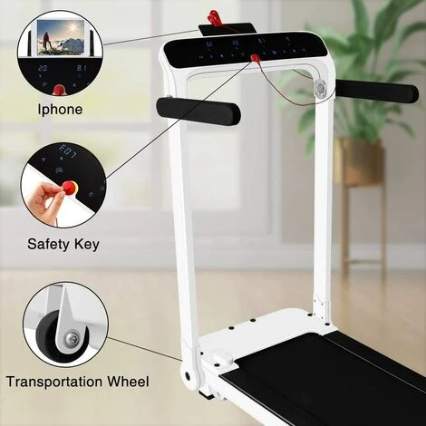 Electric Folding Treadmill With LED Touch Display - Image 4