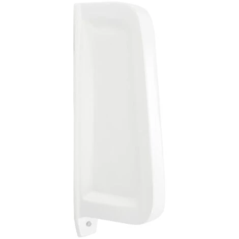 Wall-mounted Urinal Privacy Screen Ceramic White - Image 2