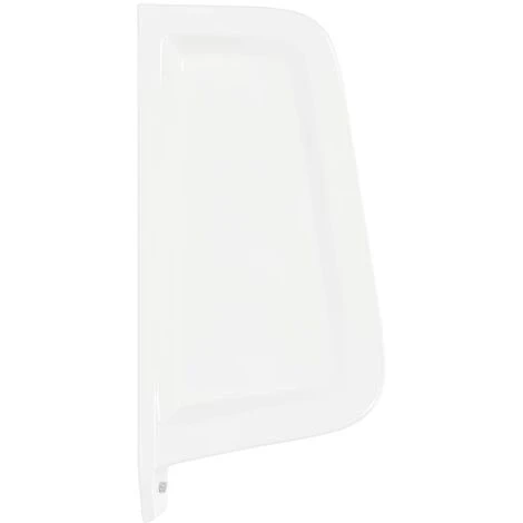 Wall-mounted Urinal Privacy Screen Ceramic White - Image 3