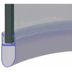 Pre Curved Shower Seal For Screens, Doors Or Panels | Fits 4, 5 Or 6mm Glass | Seals 11-16mm Gaps | SEAL029 (85cm)