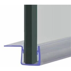 Shower Seal For Screens, Doors Or Panels | Fits 4, 5 Or 6mm Glass | For When There Is No Gap | SEAL107 (80cm)